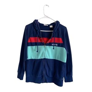 Levi's Blue, Red, and Mint Green Womens  Jacket Size S #1177